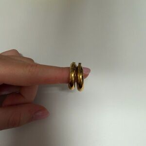 Elegant Gold Hoop Earrings